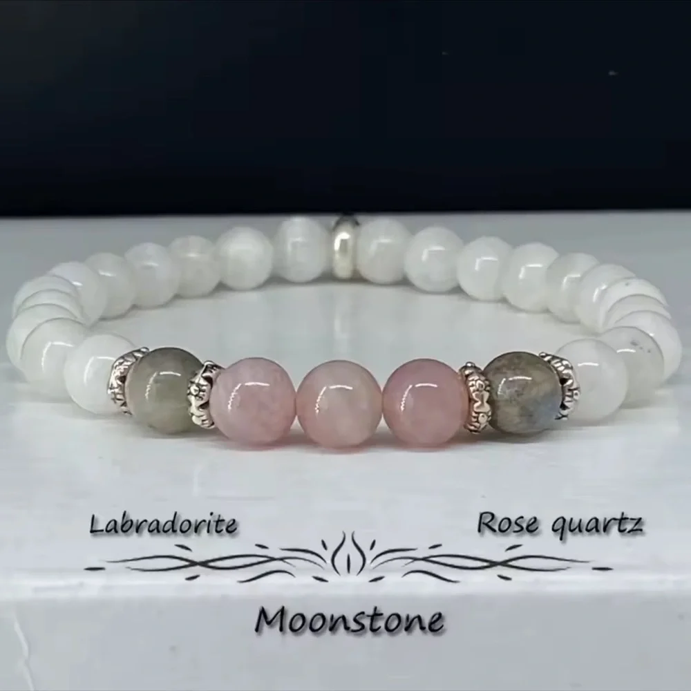 Healing Crystal Beaded Bracelet Natural Bracelet - Picture 7 of 9